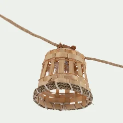 alinea Luminaire Exterieur|Lampes Solaires & Nomades*Guirlande lumineuse solaire naturelle 8m - Beige