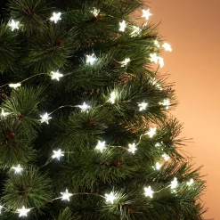 alinea Guirlande De Noël*Guirlande lumineuse étoiles L295cm - Argenté