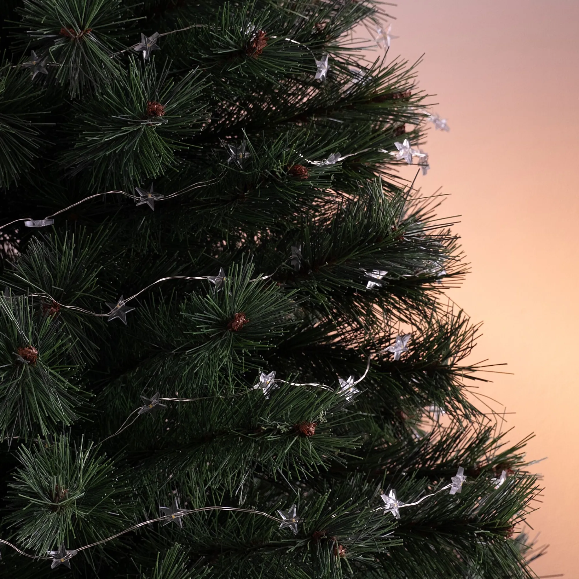 alinea Guirlande De Noël*Guirlande lumineuse étoiles L295cm - Argenté