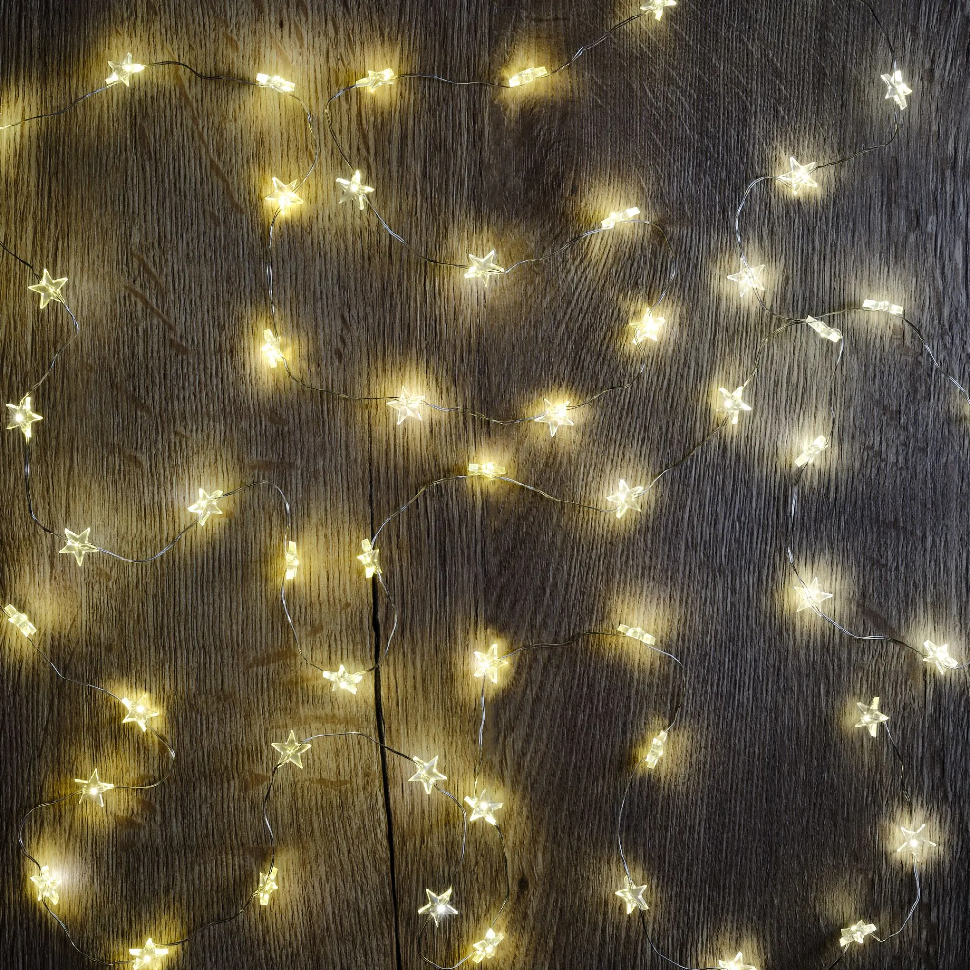 alinea Guirlande De Noël*Guirlande lumineuse étoiles L295cm - Argenté