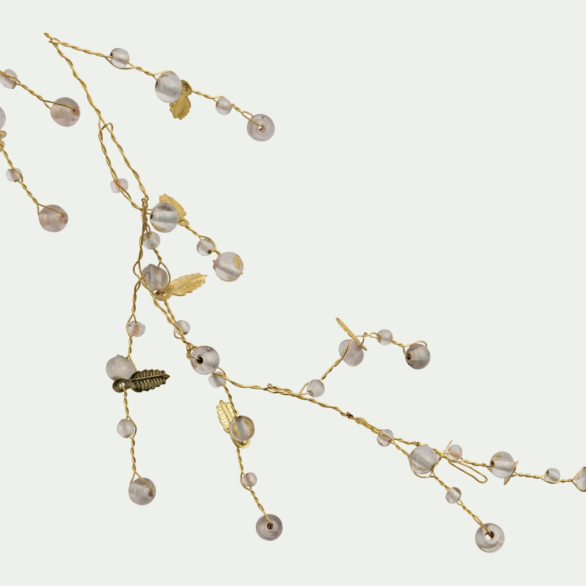 alinea Guirlande De Noël*Gurilande de Noël en fer et en verre L183cm - Doré