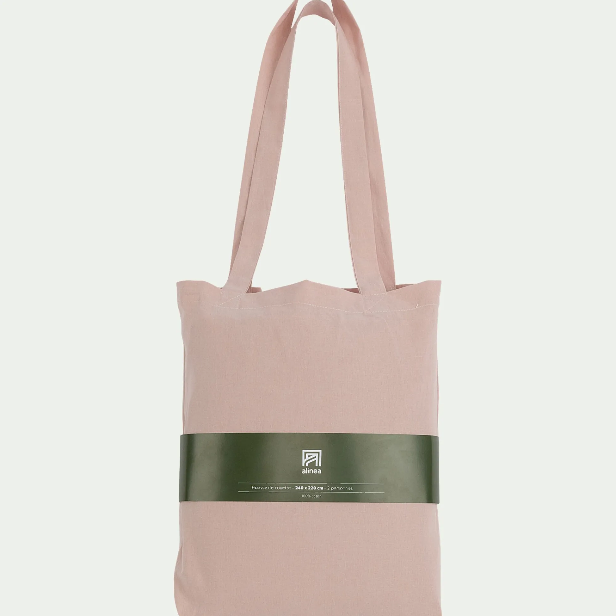 alinea Housse De Couette*Housse de couette en coton 240x220cm - rosa Rose