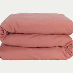 alinea Housse De Couette*Housse de couette en coton 140x200cm - ricin Rouge