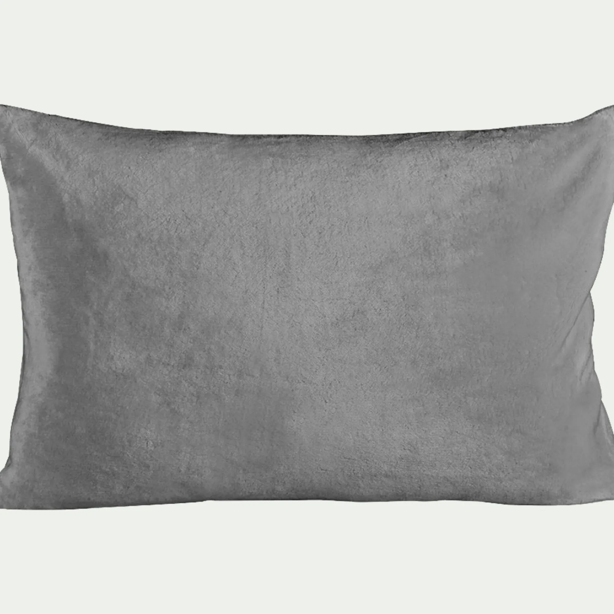 alinea Housse De Coussin*Housse de coussin effet polaire 40x60cm - restanque Gris