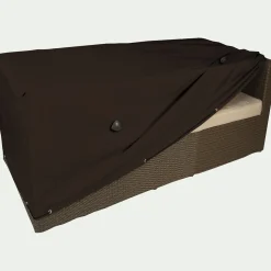 alinea Housse De Protection*Housse de protection pour canapé de jardin 2 places - noir - (L170x90xH60cm)