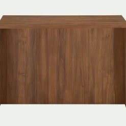alinea Îlot Central*Ilot central de cuisine avec rangement en acacia L140cm - Bois foncé