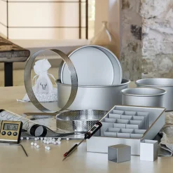 alinea Moule À Gâteau*Kit moule à gâteau modulable chiffres et lettres en aluminium - métallisé Gris