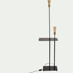 alinea Pied De Lampadaire|Lampadaire Droit*Lampadaire en métal H135cm - Noir