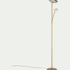 alinea Lampadaire Droit*Lampadaire électrifié droit en acier H180cm - Doré