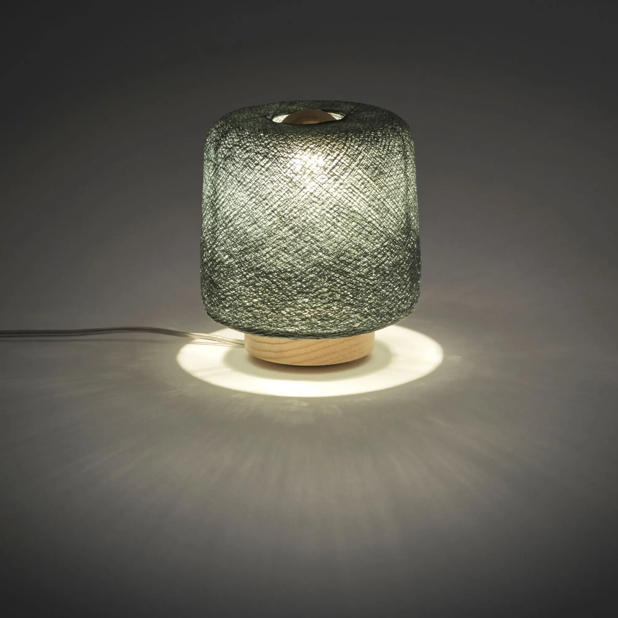 alinea Lampe Chambre Enfant|Commode Enfant*Lampe à poser en hêtre H16cm - de gris Vert