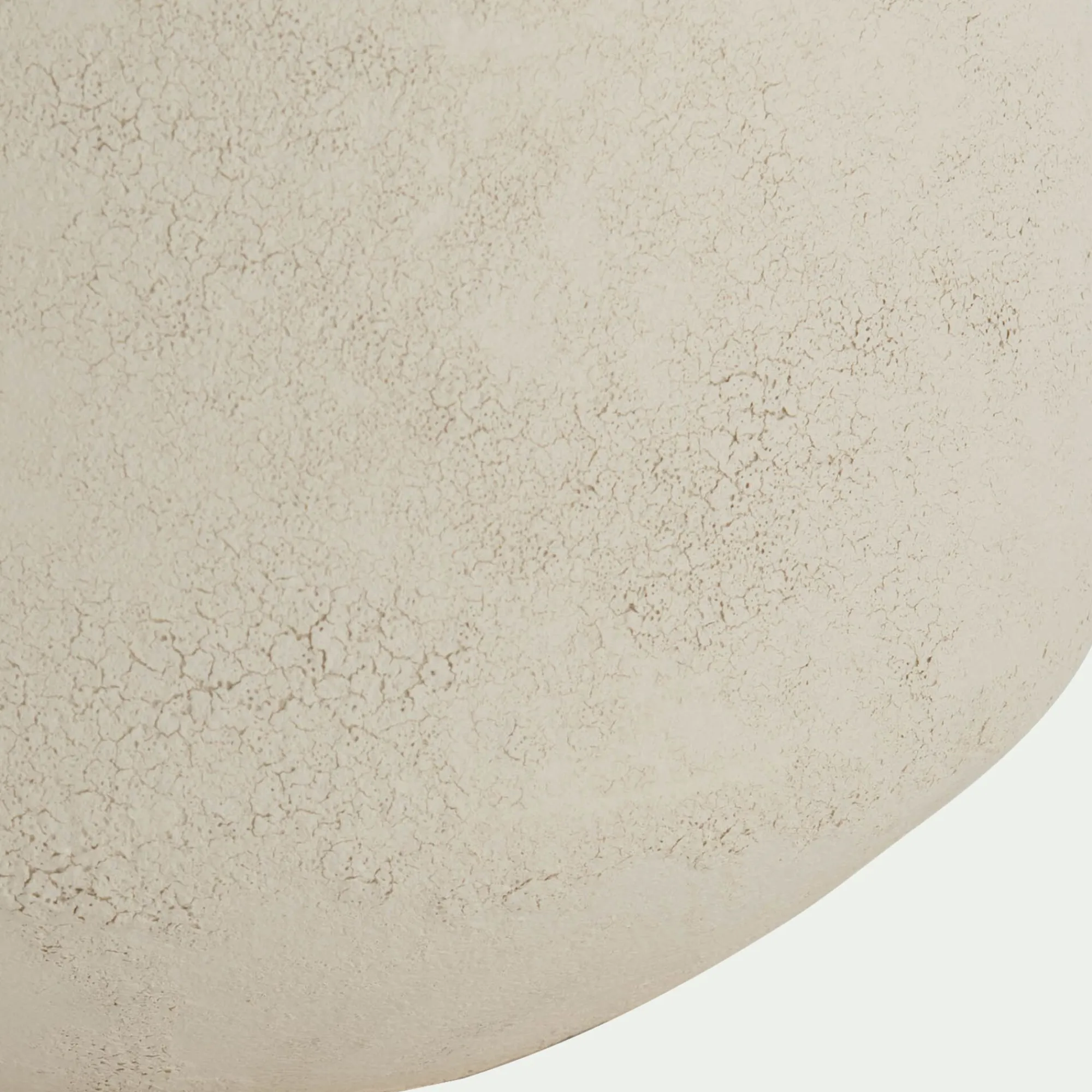 alinea Lampe À Poser*Lampe à poser électrifiée en céramique et coton D38cm - Beige