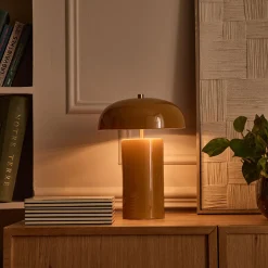 alinea Lampe À Poser*Lampe à poser électrifiée en porcelaine D23,2cm - Jaune