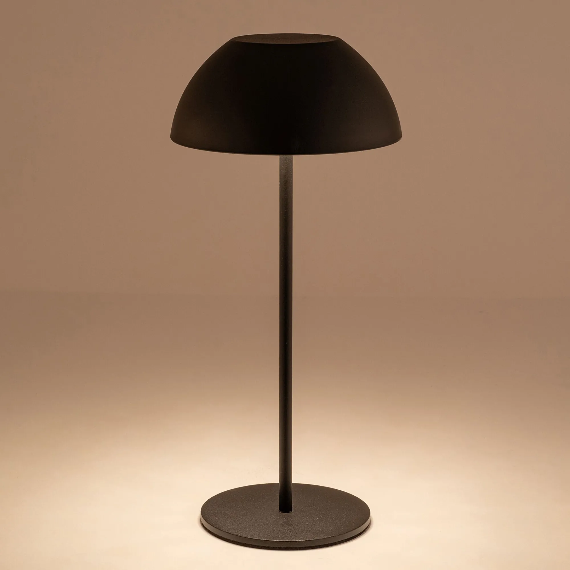 alinea Luminaire Exterieur|Lampes Solaires & Nomades*Lampe de table à poser nomade H28cm - Noir