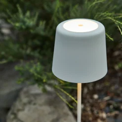alinea Luminaire Exterieur|Lampe Et Lampadaire D'Extérieur*Lampe de table à poser nomade H37cm - Blanc