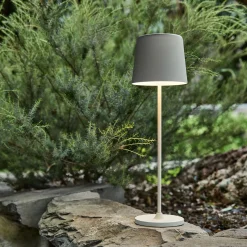 alinea Luminaire Exterieur|Lampe Et Lampadaire D'Extérieur*Lampe de table à poser nomade H37cm - Blanc