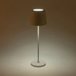 alinea Luminaire Exterieur|Lampe Et Lampadaire D'Extérieur*Lampe de table à poser nomade H37cm - Blanc