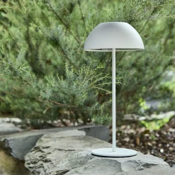 alinea Luminaire Exterieur|Lampes Solaires & Nomades*Lampe de table à poser nomade H28cm - Blanc