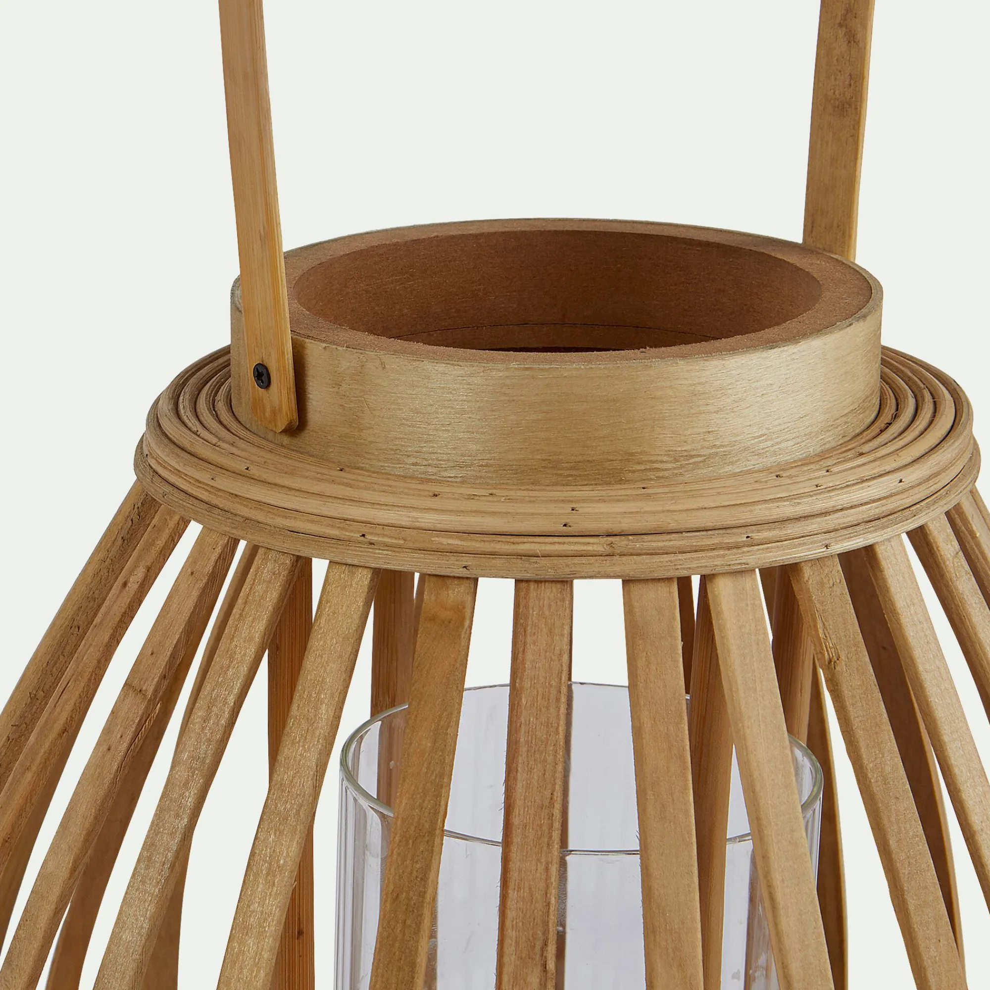 alinea Lanterne Exterieur|Lanterne*Lanterne en rotin - D34.5xH60.5cm Naturel