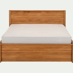 alinea Lit Adulte*Lit 2 places en chêne - 180x200cm Bois clair