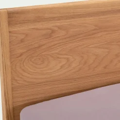 alinea Lit Adulte*Lit 2 places en plaqué chêne - 180x200cm Bois clair