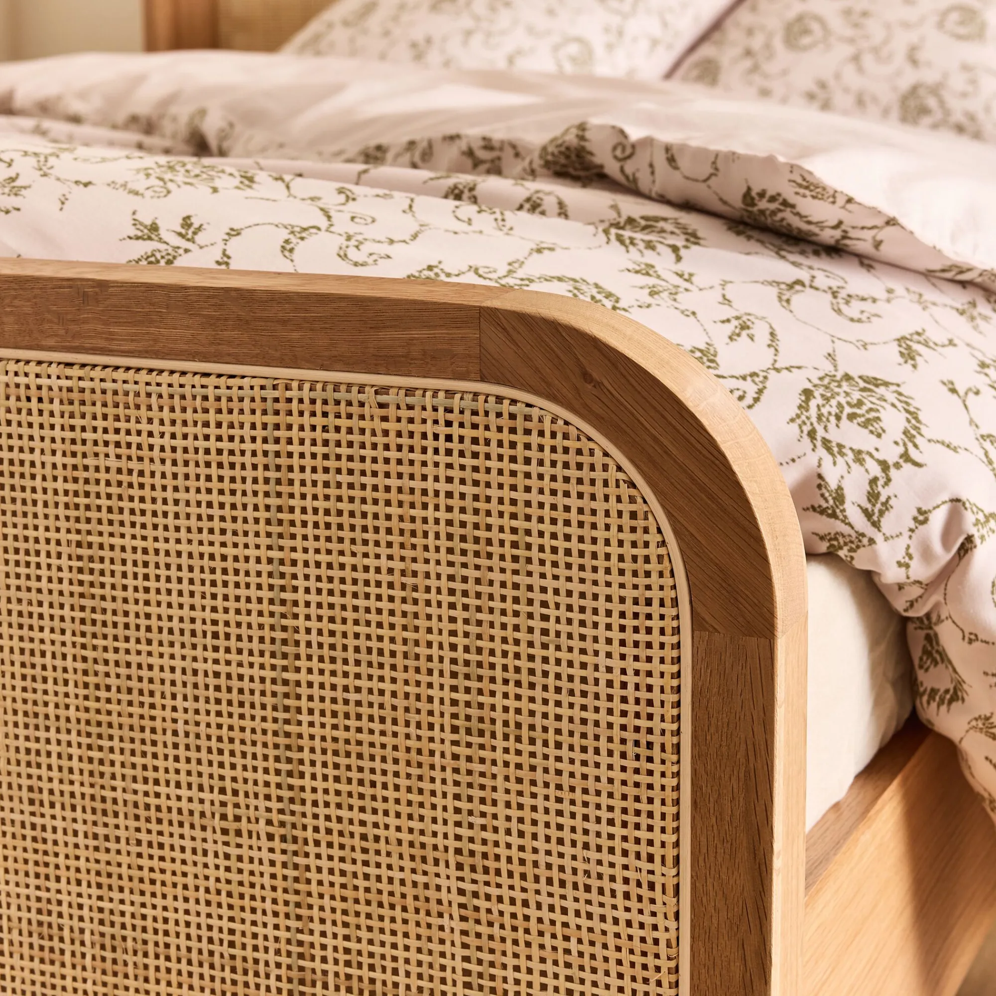 alinea Lit Adulte*Lit 2 places en rotin 140x200cm - Naturel