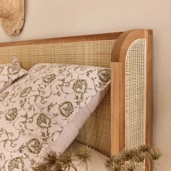 alinea Lit Adulte*Lit 2 places en rotin 140x200cm - Naturel