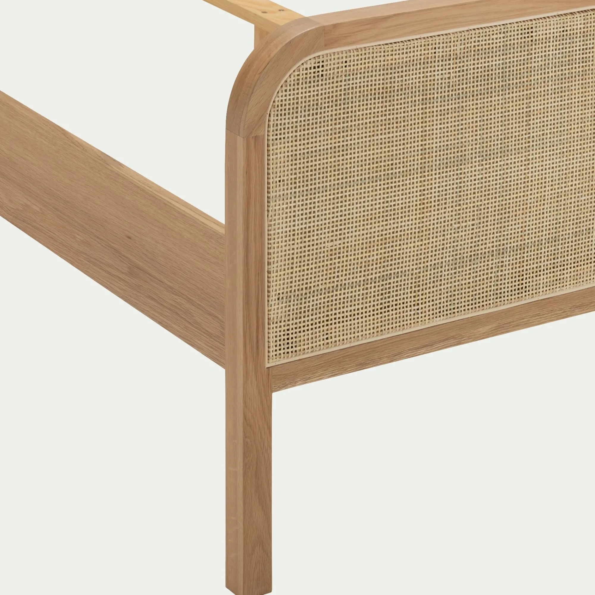 alinea Lit Adulte*Lit 2 places en rotin 140x200cm - Naturel