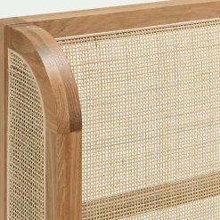 alinea Lit Adulte*Lit 2 places en rotin 140x200cm - Naturel