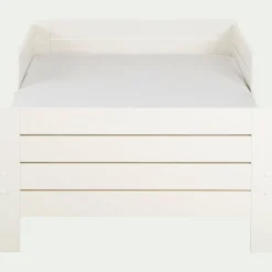alinea Lit Enfant|Lit Enfant*Lit évolutif 1 place en pin massif 3 positions pour enfant - Blanc