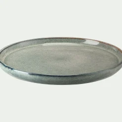 alinea Assiette|Assiette De Noël*Lot de 4 assiettes à dessert en grès émail réactif D21cm - borie Gris
