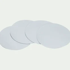alinea Accessoire Vin*Lot de 4 feuilles anti-gouttes D75mm - Blanc