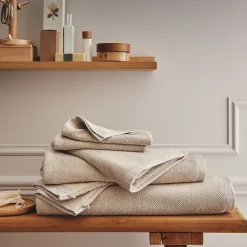 alinea Gant De Toilette*Lot de 2 gants de toilette en bouclettes de coton bio - alpilles 16x21cm Beige