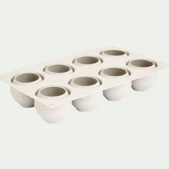 alinea Moule À Gâteau*Lot de 8 moules à gâteau en silicone platinium D6,2cm - Gris