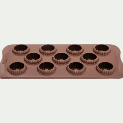 alinea Moule À Gâteau*Lot de 11 moules en forme de couronne en silicone platinium - Marron