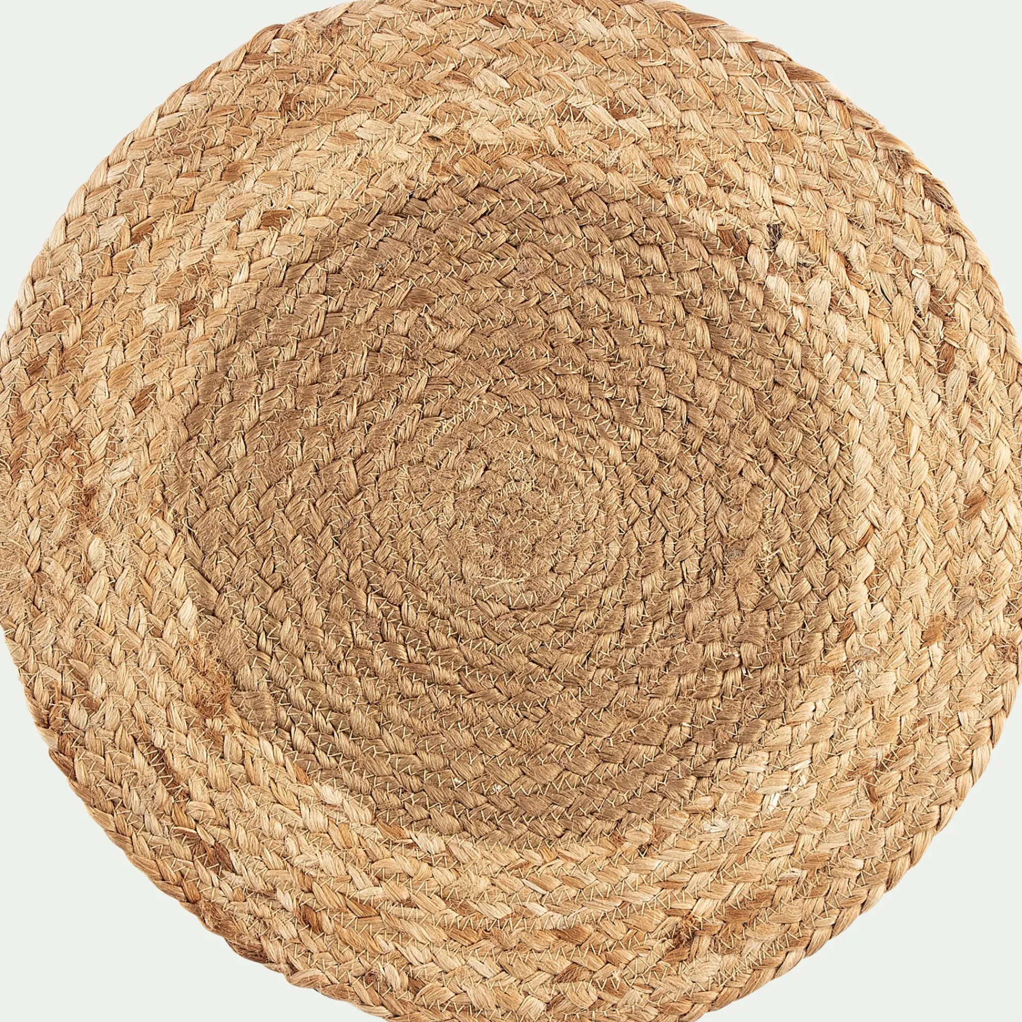 alinea Set De Table*Lot de 2 sets de table ronds en jute - naturel D38cm