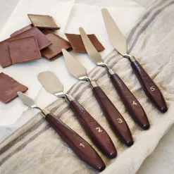 alinea Ustensile Pour Pâtisserie*Lot de 5 spatules de modelage en inox - Argenté