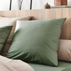alinea Taie D'Oreiller*Lot de 2 taies d'oreiller en coton - cèdre 65x65cm Vert