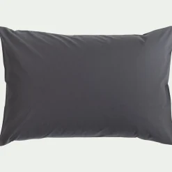 alinea Taie D'Oreiller*Lot de 2 taies d'oreiller en coton - ardoise 50x70cm Gris