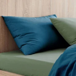 alinea Taie D'Oreiller*Lot de 2 taies d'oreiller en coton - figuerolles 50x70cm Bleu