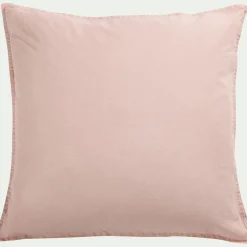 alinea Taie D'Oreiller*Lot de 2 taies d'oreiller en lin lavé - rosa 65x65cm Rose