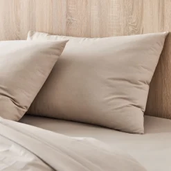 alinea Taie D'Oreiller*Lot de 2 taies d'oreiller en coton - alpilles 50x70cm Beige