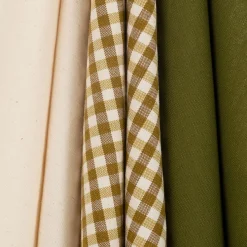 alinea Tablier Et Torchon*Lot de 3 torchons dépareillés en coton 50x70cm - Vert
