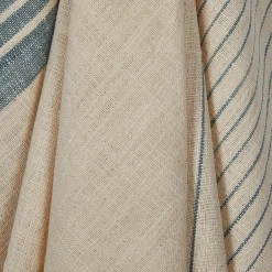 alinea Tablier Et Torchon*Lot de 3 torchons en coton beige et bleu Blanc