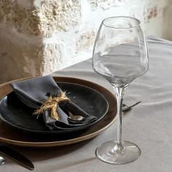 alinea Verre À Pied|Verre À Vin*Lot de 6 verres à pied en cristallin 40cl - Transparent