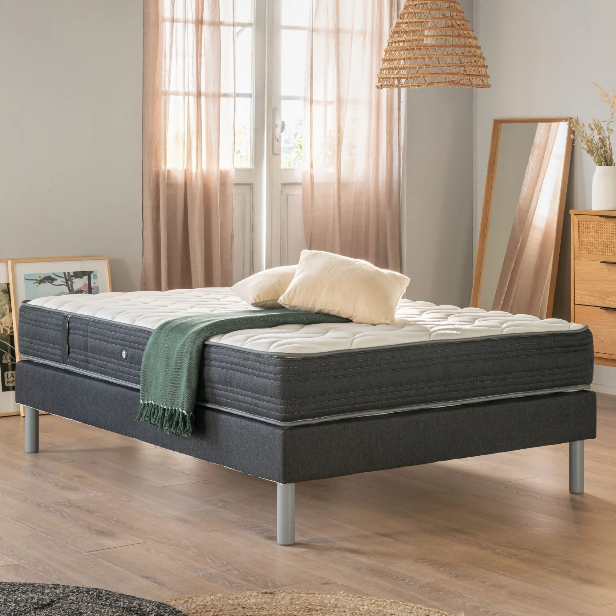 alinea Matelas 160X200 Cm*Matelas à ressorts accueil ferme 160x200cm