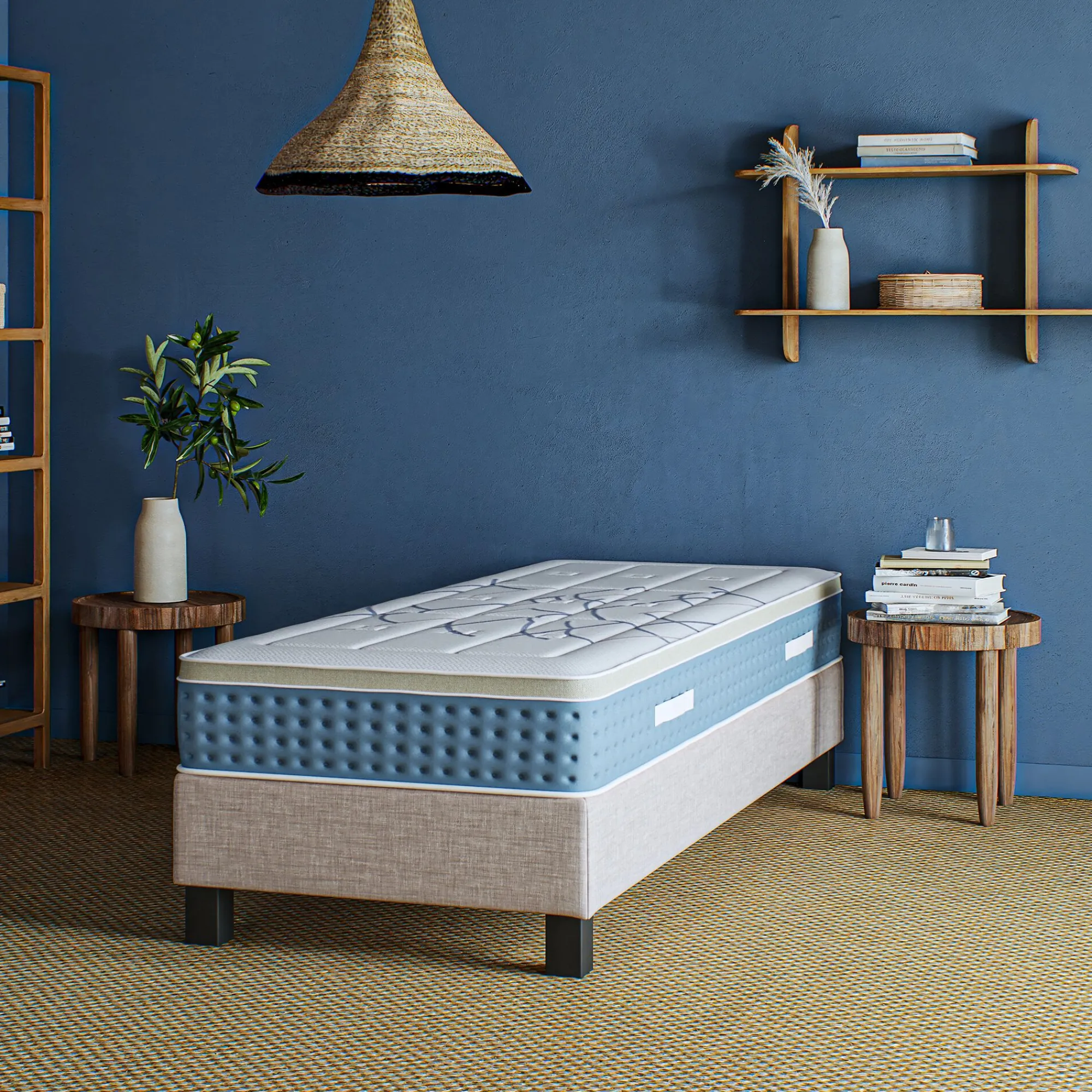 alinea Matelas À Ressorts|Matelas 1 Place*Matelas à ressorts accueil moelleux 90x200cm Beige