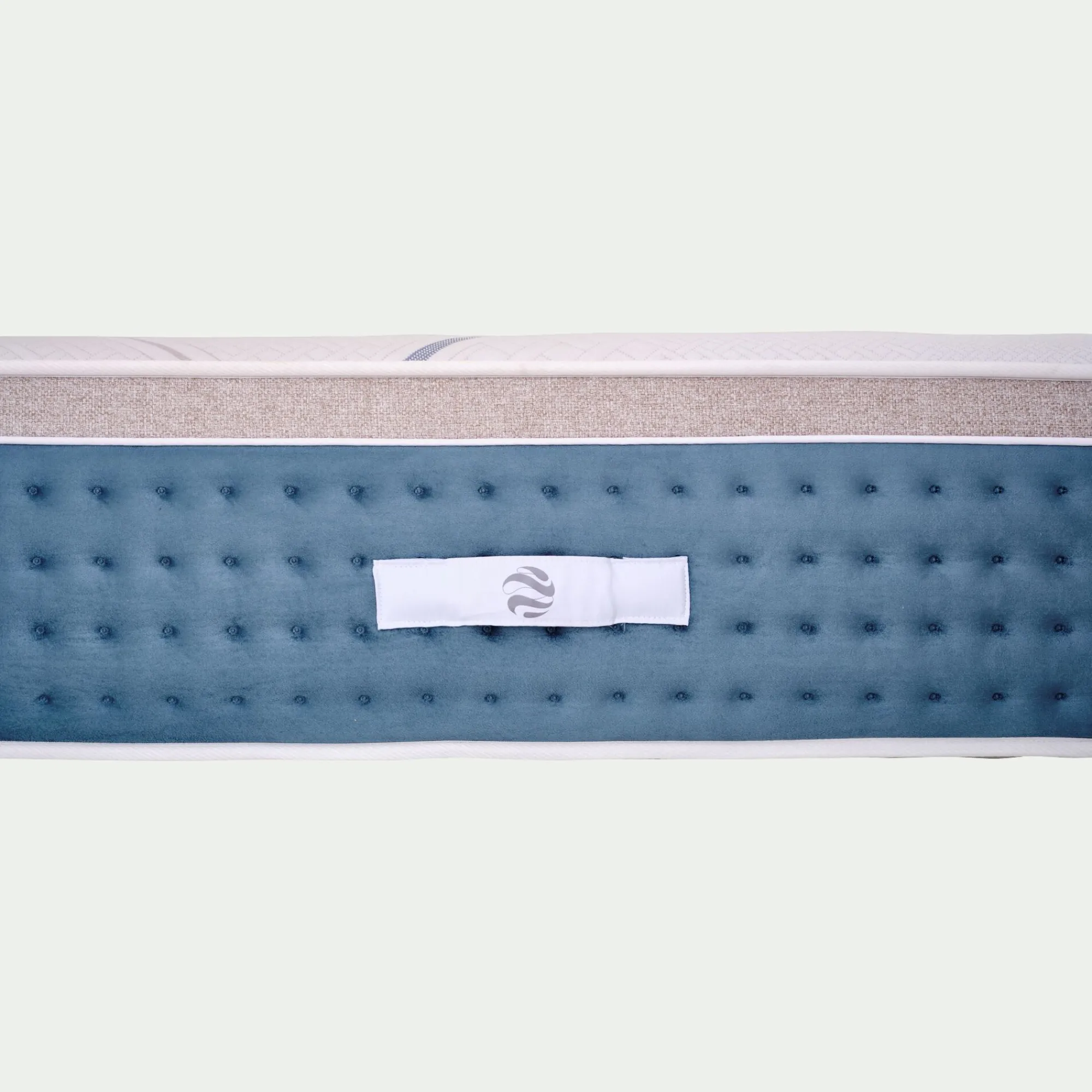 alinea Matelas À Ressorts|Matelas 1 Place*Matelas à ressorts accueil moelleux 90x200cm Beige