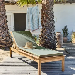alinea Matelas Bain De Soleil*Matelas de bain pliant 190x55cm - oyat Vert