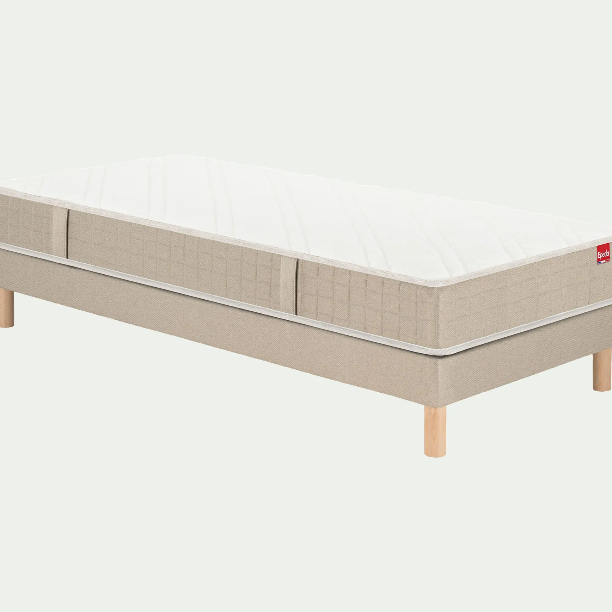 alinea Epeda|Matelas À Ressorts*Matelas epeda à ressorts accueil ferme 90x200cm Taupe