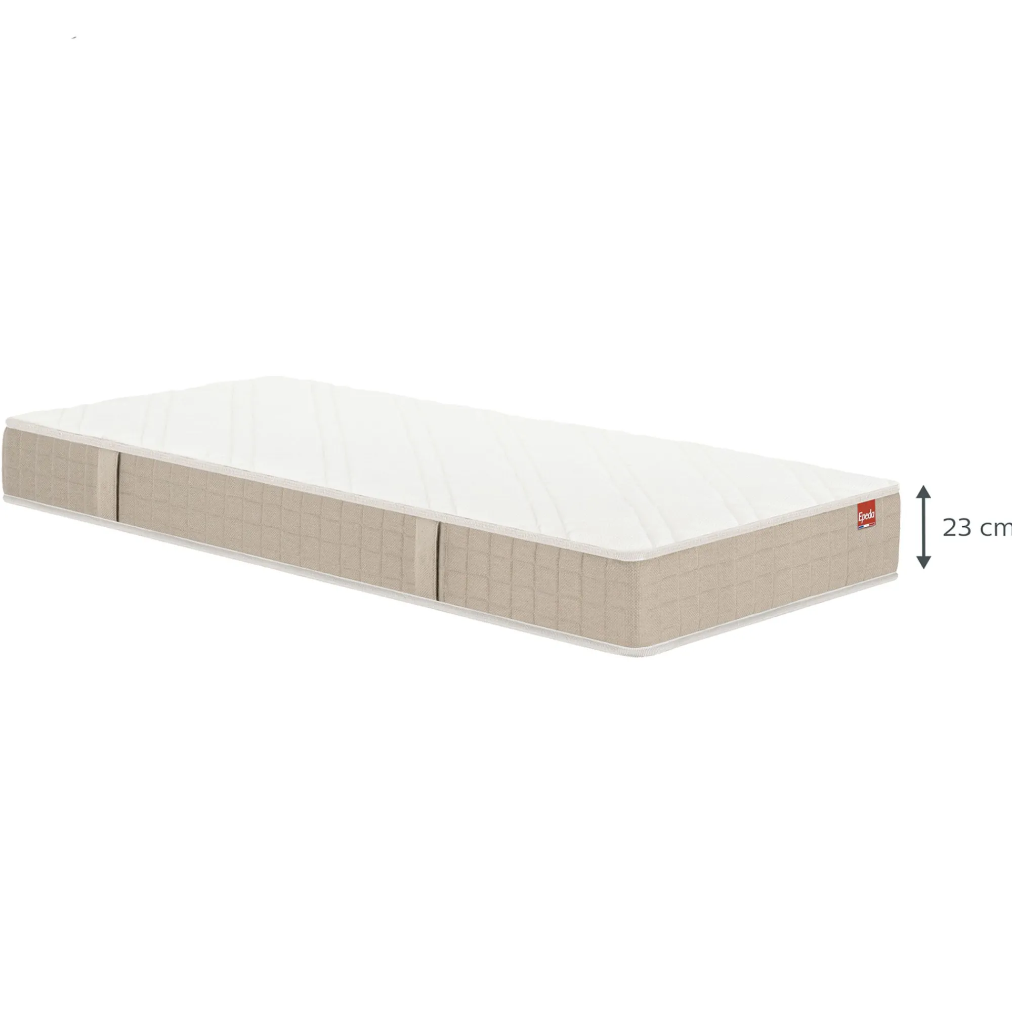 alinea Epeda|Matelas À Ressorts*Matelas epeda à ressorts accueil ferme 90x200cm Taupe